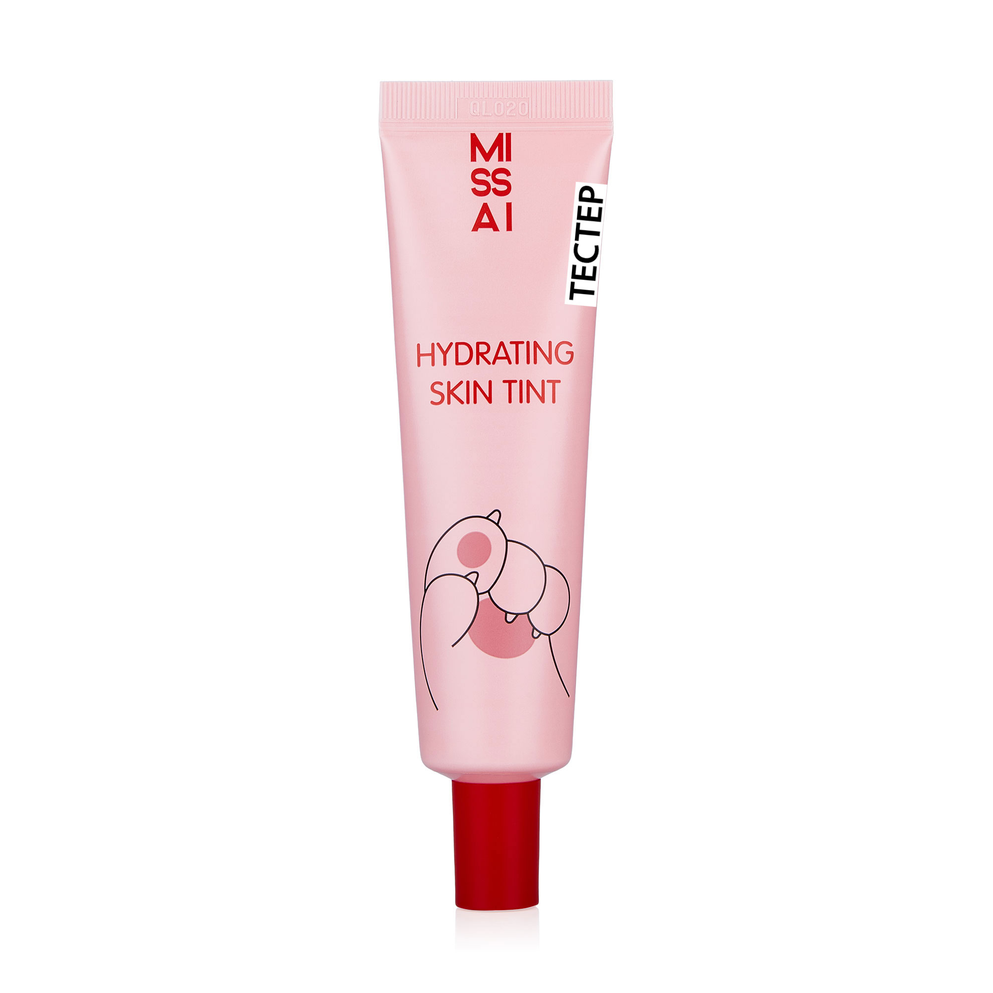 Тональна основа-тінт для обличчя Missai Tint Foundation SPF 50+ PA+++, тон 02, 30 мл (Тестер)