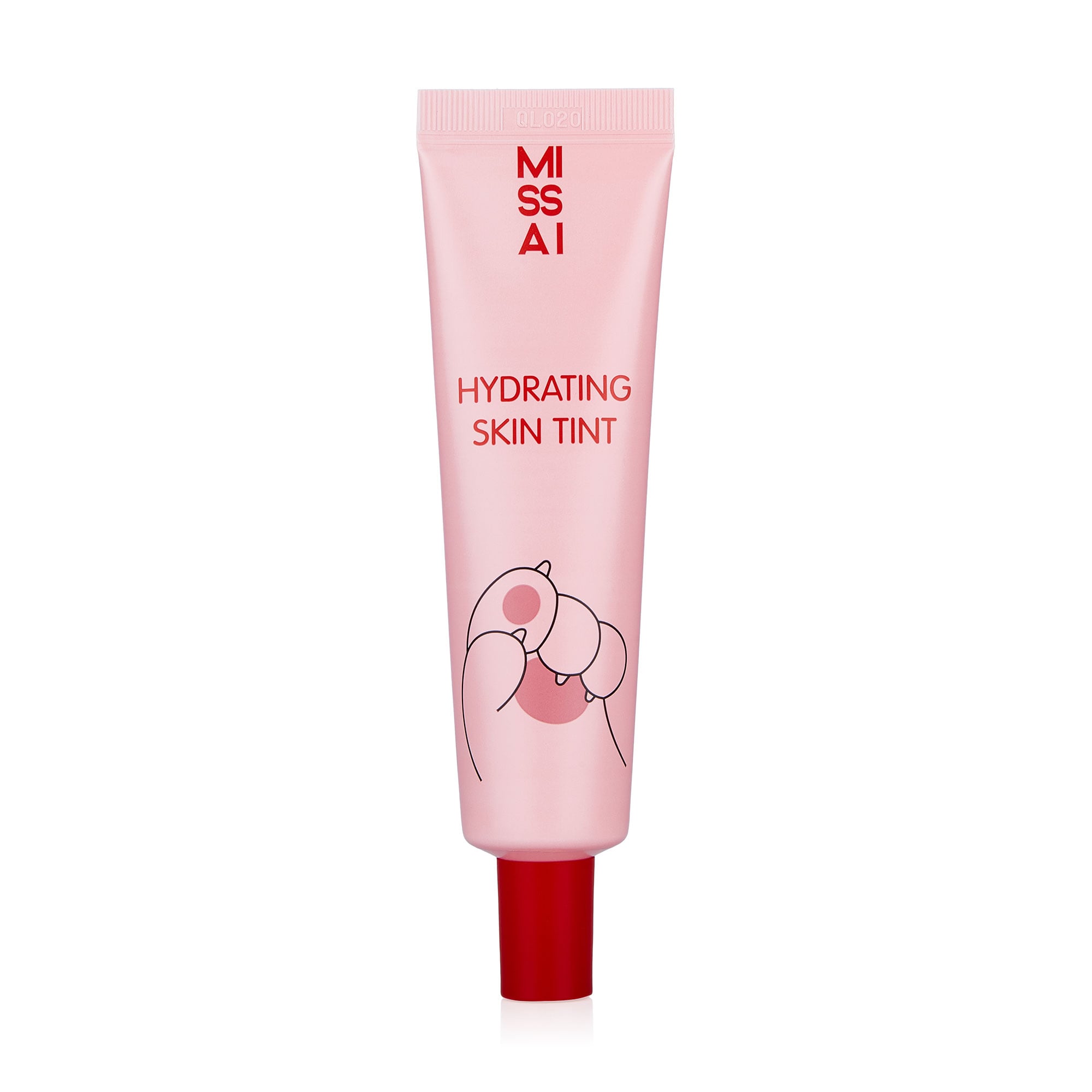 Уцінка! Тональна основа-тінт для обличчя Missai Tint Foundation SPF 50+ PA +++, тон 02, 30 мл